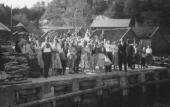 Folk p Nordkvingekaien 1929